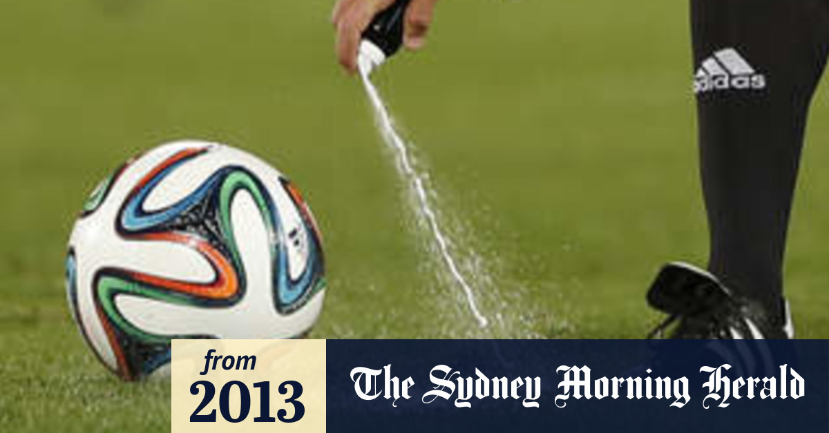 World Cup 2014 to use vanishing spray